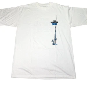 Vintage Coed Sportswear "Just Hafta Fish" Gr. XXL Einzelnaht Angeln - Bild 1 von 7