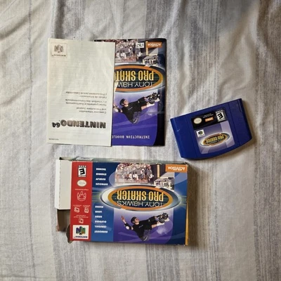 Tony Hawk's Pro Skater - Nintendo 64, N64 - полный, в коробке коробка руководство проверено - Изображение 1 из 4