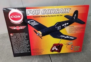 Cox Wings F4U CORSAIR Warbird Airplane 3-Channel FM Radio System R/C ARF Kit NEW - Picture 1 of 20