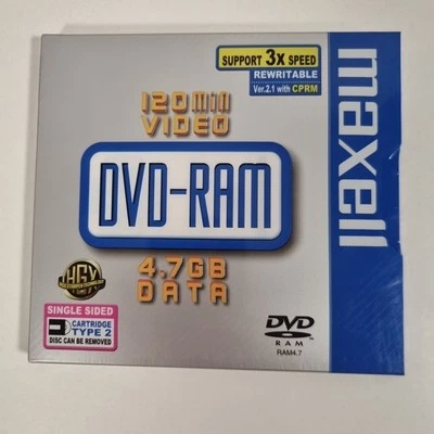 MAXELL DVD+RW – 4.7 GB / 120 MIN – VIDEO RE-RECORDABLE – ⭐️NEW⭐️ - Image 1 of 2