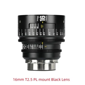 7Artisans 16mm T2.5 Large Aperture Full Frame Cine Lens for PL Cine Camera Black - Picture 1 of 10