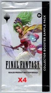 4x FINAL FANTASY Collector Booster SAMPLE PACK Sealed - MTG - Magic - Imagen 1 de 1
