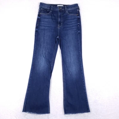 Francescas Harper Heritage High Rise Kick Crop Jeans Womens 28 Blue Denim - Image 1 of 4