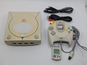 SEGA Dreamcast HKT-3000 Console Controller Visual Memory VMU NTSC-J Japan Tested