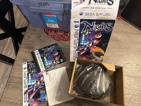 Nights Into Dreams with New 3D Control Pad Controller Sega Saturn, 1996