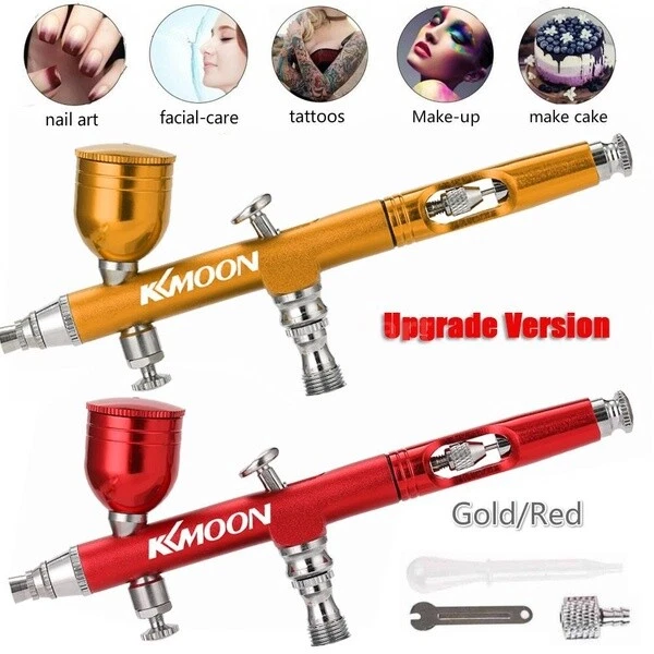 Juego de compresor de aire con bomba de pulverización de tamaño mini para kit de aerógrafo de pintura artística P8U5