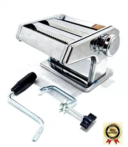 MACCHINA per la PASTA FRESCA CASA CUCINA ACCIAIO INOX Tagliatelle Lasagna sfogli - Foto 1 di 6