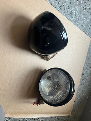 2 x Scheinwerfer 2. Wahl metall Lampe Licht Traktor Schlepper  E Prüfzeichen H2 - Bild 1 von 4