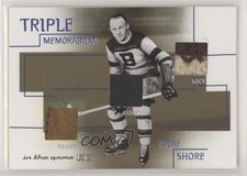 2003 In the Game-Used Signature Series Triple Memorabilia Gold /10 Eddie Shore