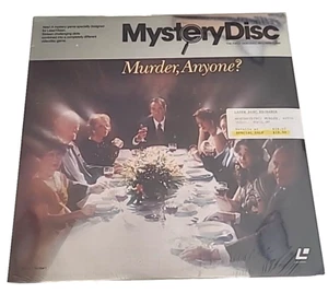 Mystery Disk Murder Anyone? Laserdisc Play Along Murder Mystery Game New SEALED - Picture 1 of 5