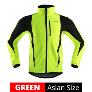 Winter Thermal Fleece Cycling Jacket Windproof Waterproof Long Jersey Jersey