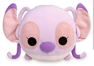 Disney Store Lilo & Stitch Angel Plush Head 21" Tsum Tsum Face Purple Pillow - Picture 1 of 6