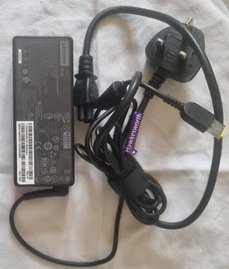 Genuine Lenovo AC Adapter 90W 20V Laptop Notebook Charger ADLX90NLC3A Used - Picture 1 of 2