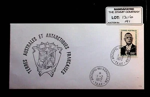 French Southern & Antarctic Territory Sc 53 - 1972 FDC - DE GAULLE - Picture 1 of 2