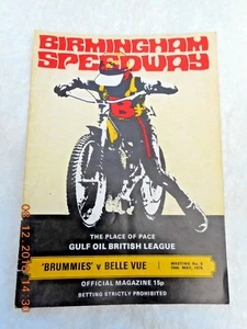 BIRMINGHAM v BELLE VUE PROGRAMME 10 MAY1976 - Picture 1 of 1