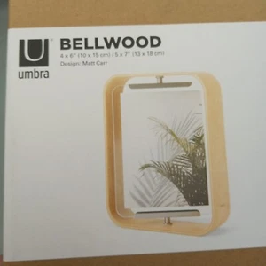 Umbra Bellwood Photo Frame Double Sided Pivoting Picture Frame 5 x 7 New/Boxed B - Picture 1 of 6