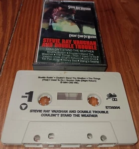 Stevie Ray Vaughan Couldn't Stand The Weather Cassette FET 39304 Dolby 1984 Rock - Picture 1 of 3
