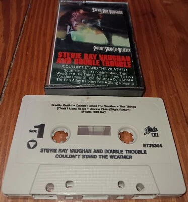 Stevie Ray Vaughan Couldn't Stand The Weather Cassette FET 39304 Dolby 1984 Rock - Image 1 of 3