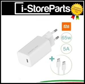 CARICABATTERIE XIAOMI MI 65W FAST CHARGER GAN TECH USB-C RICARICA ULTRA RAPIDA - Imagen 1 de 1