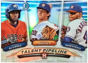 Yordan Alvarez - Whitley- Armentoros 2018 Bowman Chrome Talent Pipeline #TP-HO
