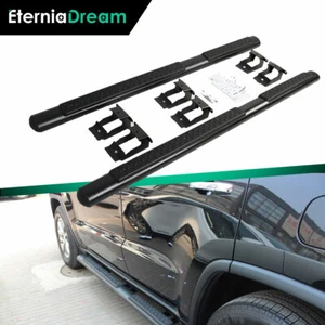 Running Boards Fit For 2011-2021 Jeep Grand Cherokee Black Side Steps Nerf Bars - Picture 1 of 12