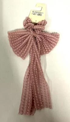 A New Day Pink Lace Bow Hair Tie NWT - Image 1 of 2