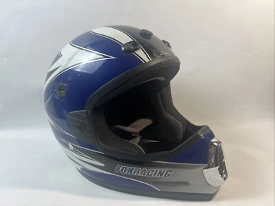 Casco de motocross Fox Racing Tracer L 59-60 cm Snell DOT azul/negro Foto 1 de 4