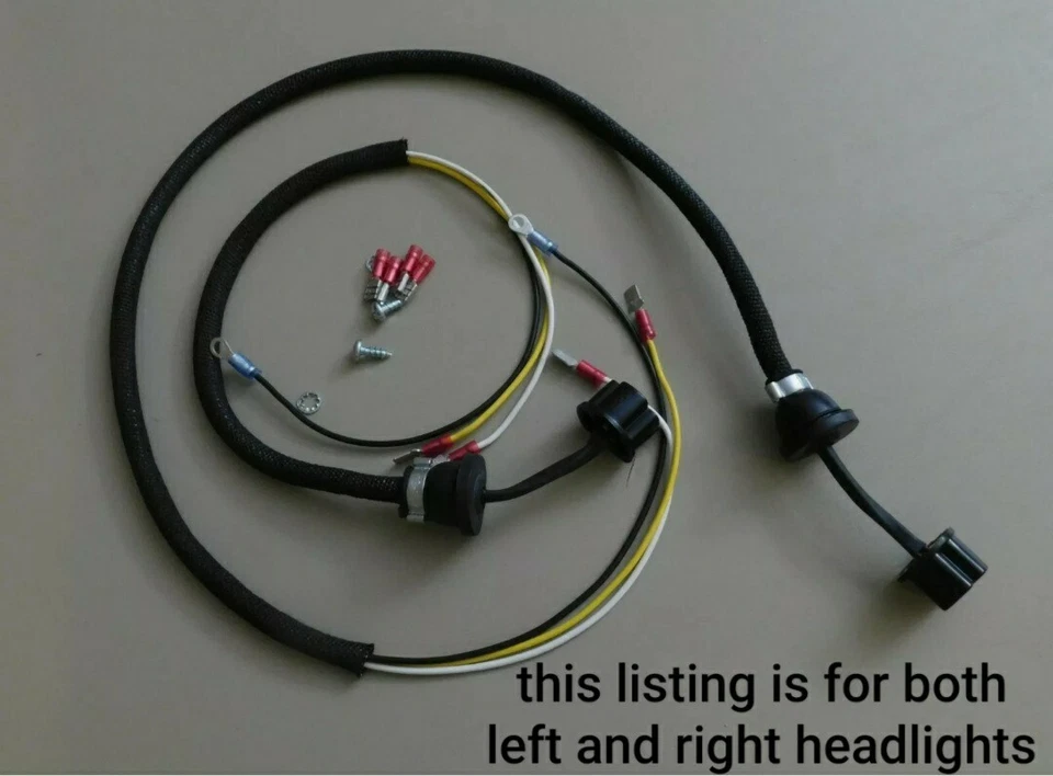 Arnés de cables para faros International Harvester Scout 80 1964 a 1966 estilo OE Foto 1 de 4