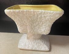 VINTAGE 1950’S ROYAL WINDSOR YELLOW AND CREAM/White SPATTERWARE PLANTER