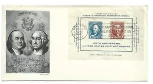 DS 948 Briefmarke Centenary S/S Smartcraft, Bleistiftadresse gelöscht, Monarch FDC - Bild 1 von 1