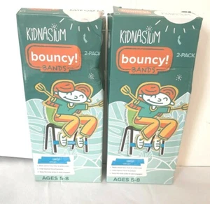 Kidnasium 2PK Bouncy Bands Fidget Chair Bands For Kids Ages 5-8 (4 Total) - Picture 1 of 1
