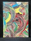 Original Aceo The Bottomless Isles Medium Acrylic On Paper Signed By Artist