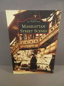 Manhattan Street Scenes NY Illustrated History - Imagen 1 de 1