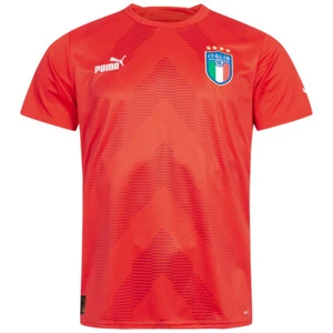 Italy Italia Red Home Replica Goalkeeper Shirt Jersey 2022/23 Puma BNWT Medium - Picture 1 of 5