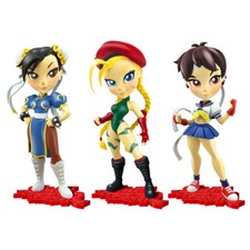 CRYPTOZOIC Street Fighter Knockouts SERIES 1 Vinyl Figure CAMMY/ SAKURA/ CHUN-LI