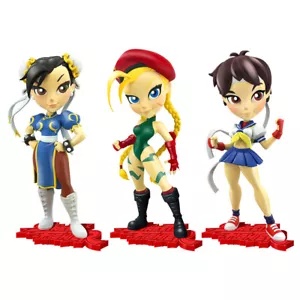 Figura de vinilo CRYPTOZOIC Street Fighter Knockouts SERIE 1 CAMMY/SAKURA/CHUN-LI - Imagen 1 de 10