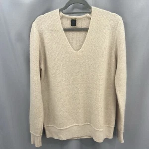 Suéter tejido cuello en V mezcla mohair Magaschoni para mujer talla grande - Imagen 1 de 8