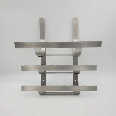 Organizador de dispensador de rolo suspenso IKEA Grundtal aço inoxidável 15386 raro  - Imagem 1 de 4