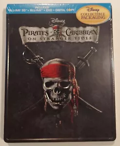 Pirates of the Carribean On Stranger Tides Metal Box Blu-Ray FutureShop 2011 New - Picture 1 of 13