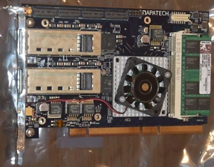 NAPATECH NT20X Dual-Port 10Gb/s PCI-X Network Capture Card P/N: 810-0016-04 - Picture 1 of 4