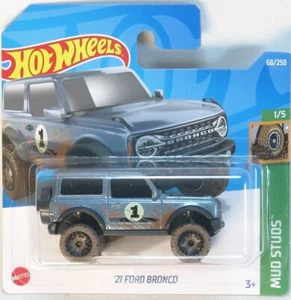 Hot Wheels 2022 #68 - HCT70 - Mud Studs - '21 Ford Bronco .- - Imagen 1 de 1