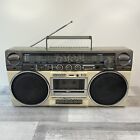 Sharp GF-5959 Boombox Vintage Portable Stereo Radio - * Broken Cassette Player *