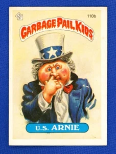 1986 Topps Garbage Pail Kids Series 3 # 110B U.S. Arnie - Picture 1 of 2