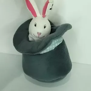 IKEA Leka Cirkus Musical Rabbit Gray Top Hat Plush Stuffed Animal No Tag Easter - Picture 1 of 5