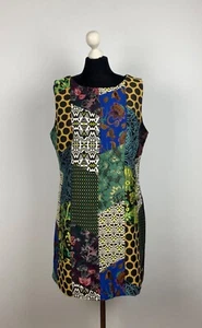 DESIGUAL women's dress viscose polyester nylon elastane Size 46 - Picture 1 of 7