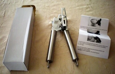 Luxury Silver Stainless Steel Manual Can Opener - New Item - Image 1 of 4