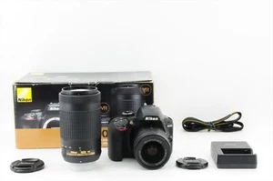 Nikon D3400 (with AF-P DX 18-55mm + 70-300mm Lens) Near Mint From Japan #21576 - Photo 1/9