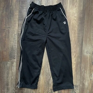 Wilson Youth Large Boys Baseball Pants Black Side Zip Adjustable - Picture 1 of 10
