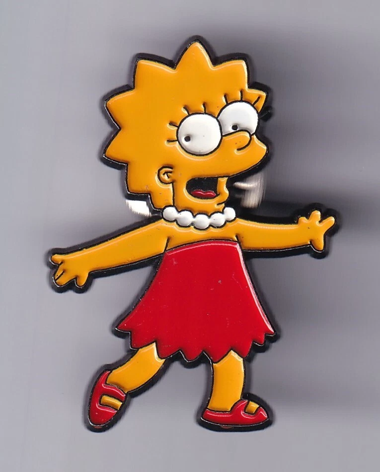 RARE PINS PIN'S .. BD COMICS CARTOON THE SIMPSONS LISA FILLE DAUGTHER ~FV - Photo 1/1