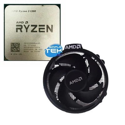 AMD Ryzen 3 1200 Processor CPU AM4 Without Integrated GPU Refurbished - Image 1 of 4